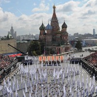 Торжественная церемония, посвященная Дню города Москвы-2011