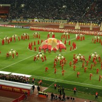 Церимония открытия Финала Лиги Чемпионов УЕФА 2008