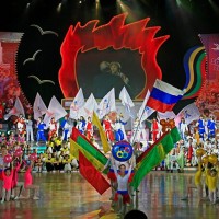 Церемония закрытия и награждения III Детско-юношеских игр «Олимпийские надежды» на кубок мэра Москвы 14 мая 2010 года