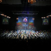 Церемония закрытия и награждения 1-х Детско-юношеских игр «Олимпийские надежды» на Кубок Мэра Москвы 26 мая 2008 г.