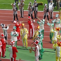Торжественная церемония открытия легкоатлетического стадиона 