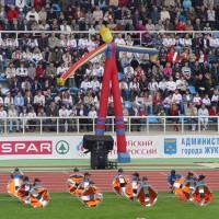 Торжественная церемония открытия легкоатлетического стадиона 