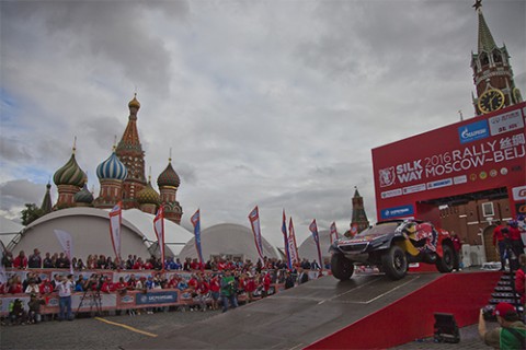 Старт ралли «Шёлковый путь — 2016» на Красной площади