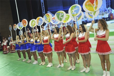 Торжественное мероприятие в поддержку паралимпийской сборной Российской Федерации